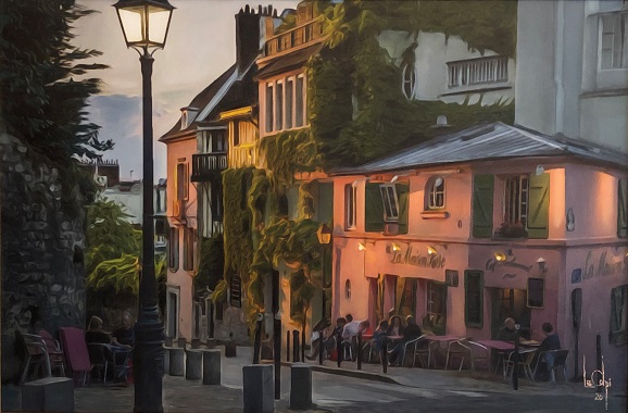 Sorry, a visual representation of Lee Colpi's work entitled, La Maison Rose at Sunset failed to load.  Please try again later or contact Lee Colpi for more information about this work.