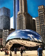 larger image of the work, The Chicago Bean 