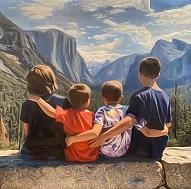 larger image of the work, Lake Tahoe Family Trip