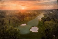 larger image of the work, Ninth Hole at Dawn