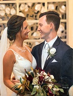larger image of the work, The Wedding Day Couple